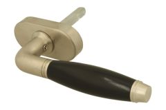 Poignée (1929) nickel satiné bois d'ébène