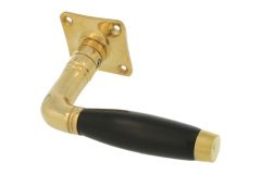 1/2 poignée de porte réversible laiton poli (1931)