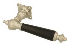 1/2 poignée de porte nickel satiné tirant droit (1892)