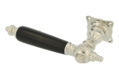 1/2 poignée de porte laiton nickelé tirant gauche (1892)