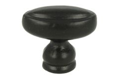 Bouton en fonte noire peinture électrostatique 38x24mm H33mm