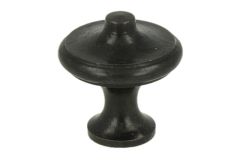 Bouton en fonte noire medium Ø 29mm H30mm