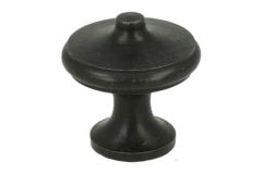 Bouton en fonte noire grand Ø 33mm H34mm
