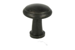 Bouton en fonte noire medium Ø 30mm H32mm