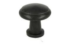 Bouton en fonte noire grand Ø 36mm H37mm