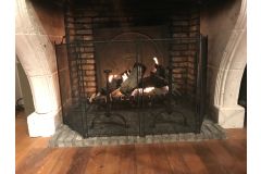 Grille de protection cheminée 4 pans 62,5 cm × 148 cm (HxL)