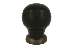 Bouton de meuble bakélite laiton patiné 39mm H48mm