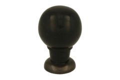 Bouton de meuble bakélite laiton patiné 25mm H39mm