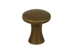 Bouton laiton patiné Ø 25mm H30mm