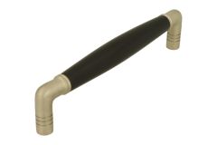 Poignée de cuisine nickel satiné. Entraxe 160 mm