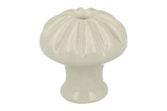 Bouton porcelaine Ø 41mm H39mm. Livré sans vis