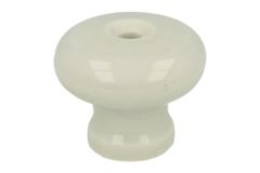 Bouton porcelaine Ø 41mm H35mm. Livré sans vis