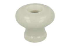Bouton porcelaine Ø 20mm H17mm. Livré sans vis