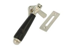 Loquet de fenêtre à battants laiton nickelé bakélite (1908)