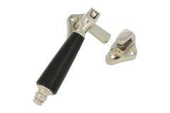 Loquet de fenêtre à battants en laiton nickelé (1915)