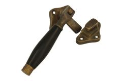 Loquet de fenêtre à battants en laiton patiné bakélite(1926)