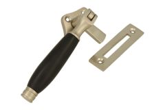 Loquet de fenêtre à battants nickel satiné bakélite (1926)