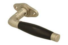 Poignée de fenêtre nickel satiné bois d'ébène (1926)