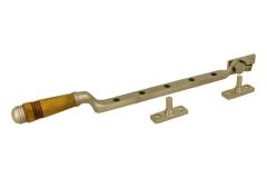 Entrebailleur de fenêtre nickel satiné en corne (1908)