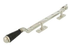 Entrebailleur de fenêtre laiton nickelé bakélite (1908)