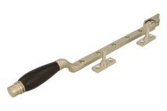 Entrebailleur de fenêtre nickel satiné bois d'ébène 315mm