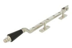 Entrebailleur de fenêtre ornementé laiton nickelé