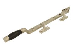 Entrebailleur de fenêtre nickel satiné bois d'ébène 300mm