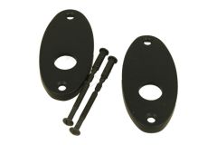 Rosace ovale bec de cane laiton noir pour TM-400 z*