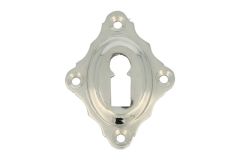 Rosace de fonction en laiton nickelé. Prix par pièce