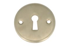 Rosace de fonction en nickel satiné