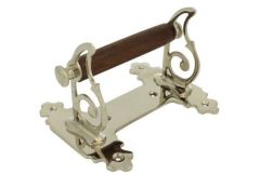 Support de rouleau papier de toilette en laiton nickelé