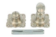 Bouton de condamnation laiton nickelé