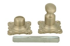 Bouton de condamnation (1890) nickel satiné