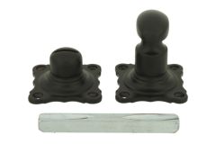 Bouton de condamnation (1890) laiton noir