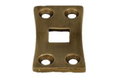 Rosace rectangulaire pour sonnette à tirette TB-12 om