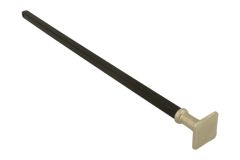 Tige de tirage et son bouton pour sonnette à tirette TB-12 mn