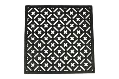 Grille d'aération en fonte 240x240 mm