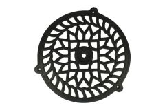 Grille d'aération en fonte Ø250 mm